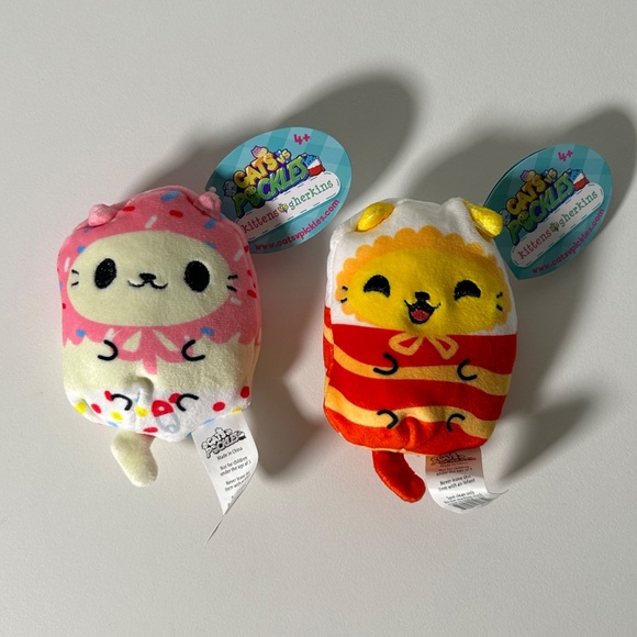 Cats Vs Pickles Beanbag Plush Set Of 8 (B9) - Picture 8 of 9